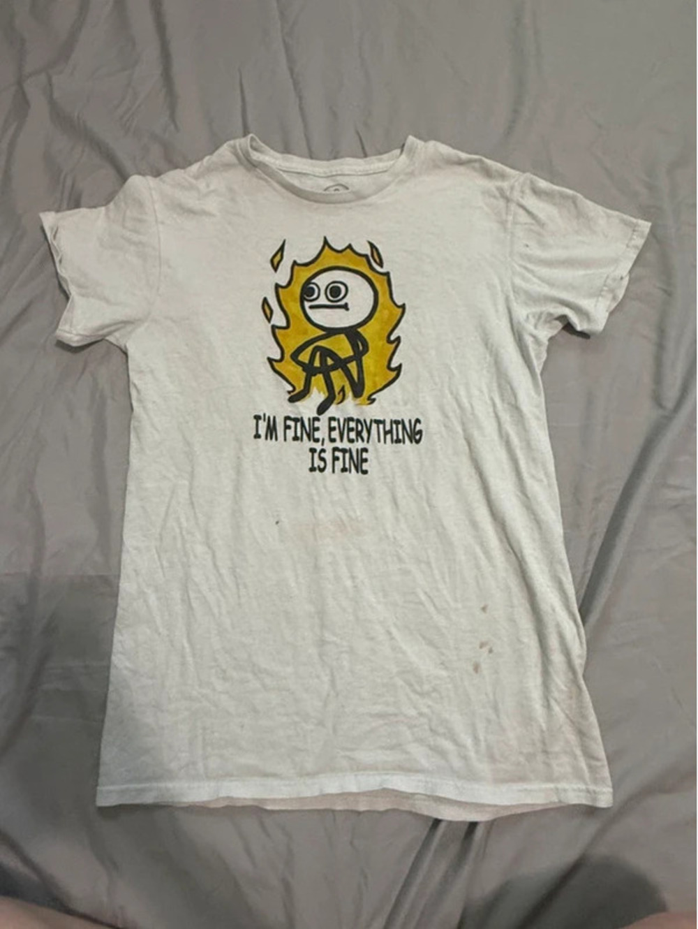 Everything is fine t shirt